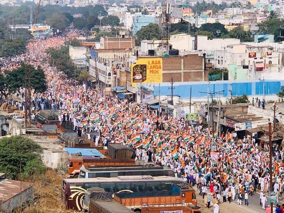 Hyderabad roars again #TirangaRally
 #HyderabadMillionMarch