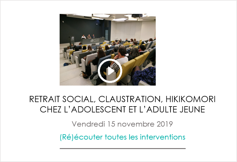 GhuParis's tweet photo. Retrouvez en vidéos toute la journée #HIKIKOMORI du #GHUParis #psychiatrie et #neurosciences !
#Claustration #Adolescent #Adulte #Retrait #Santé
https://t.co/UcJ349fbhd https://t.co/AEvDt2Qmri