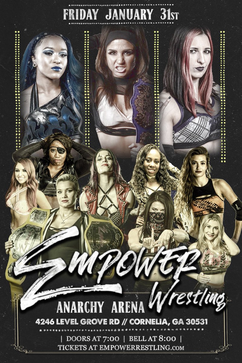 EmpowerWrestle's tweet photo. Full Georgia poster! https://t.co/Z9FF7Ip4j5