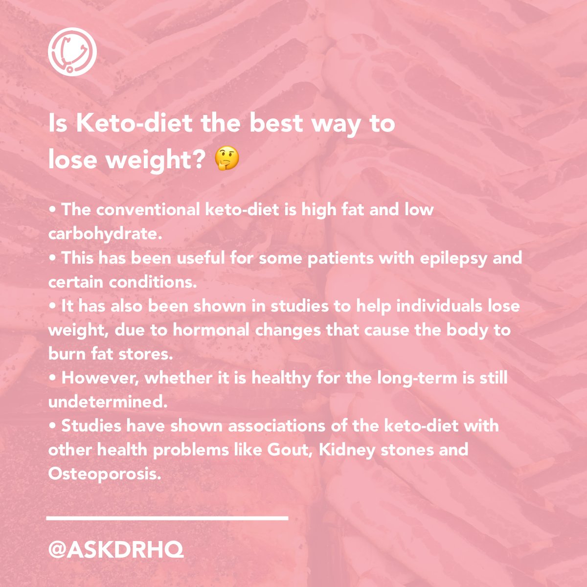 askdrHQ's tweet photo. It's hard to find a one-size-fit-all so listen to your body or seek advice from a doctor at https://t.co/610PwhG824! #askdr #healthfacts #keto #diet #ketogenic #ketogenicdiet https://t.co/6pfMJjxxFQ