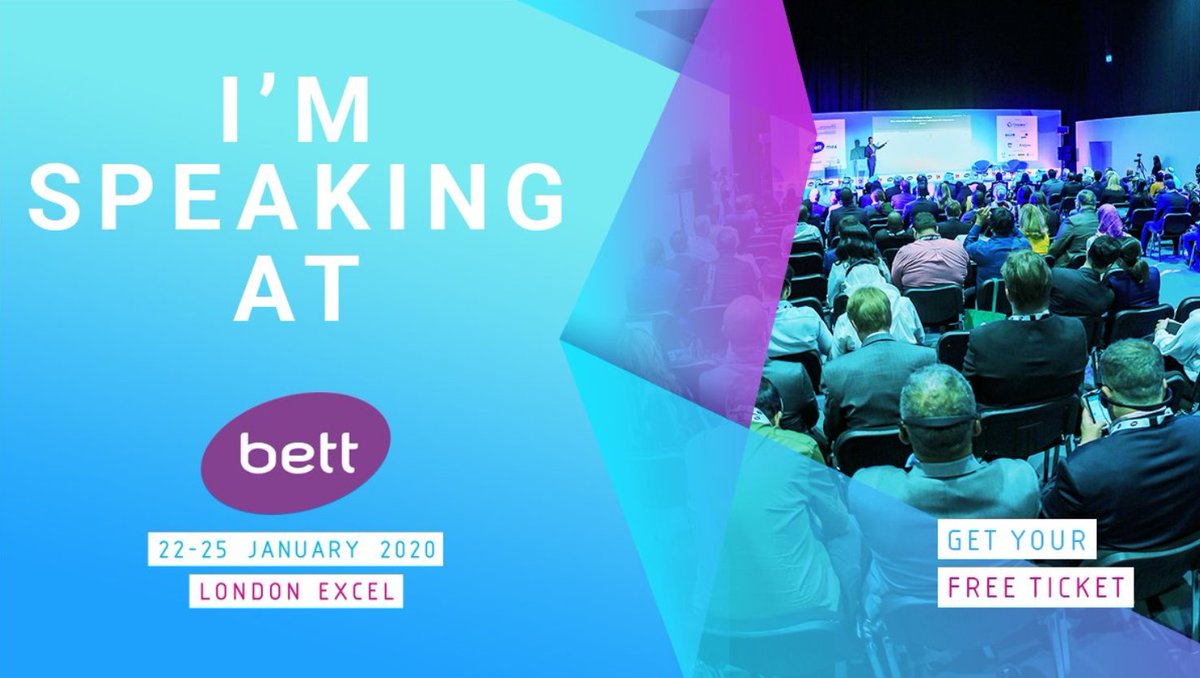 So excited to be presenting at this year's @Bett_show. Interested in learning how the the Microsoft Educator Centre has impacted on our journey, come along to the Professional Development Theatre, Friday 24th January 3-3.30pm #Bett2020 #BETTChat bettshow.com/bett-seminar-p…