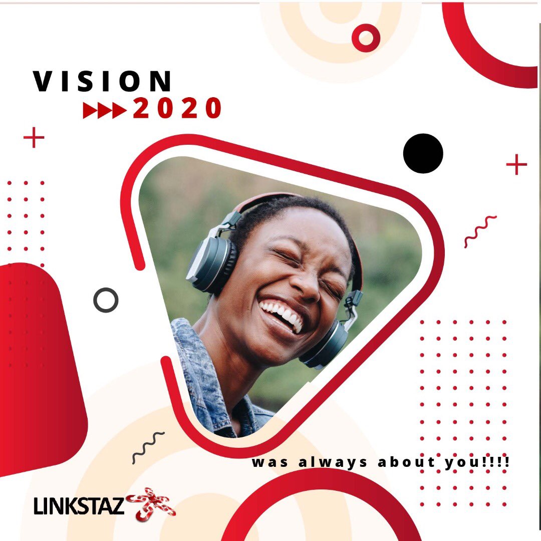 Linkstaz's tweet photo. VISION 2020 was always about you. So start early get a pen, get a paper and write your goals down right NOW!
Pro Tip: Listen to some music while you are at it 😉 https://t.co/QXyrtMOLgl