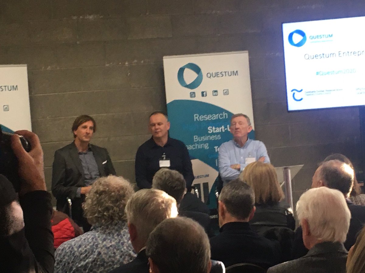 Excellent panel discussion with Patrick Joy @suretank David McKernan @JavaRepublic  Colum O’Sullivan @cullyandsully  @QUESTUM @CoTippSkillnet @TipperaryCoCo @LIT_Tipperary @LEOTipperary @tipp_leo