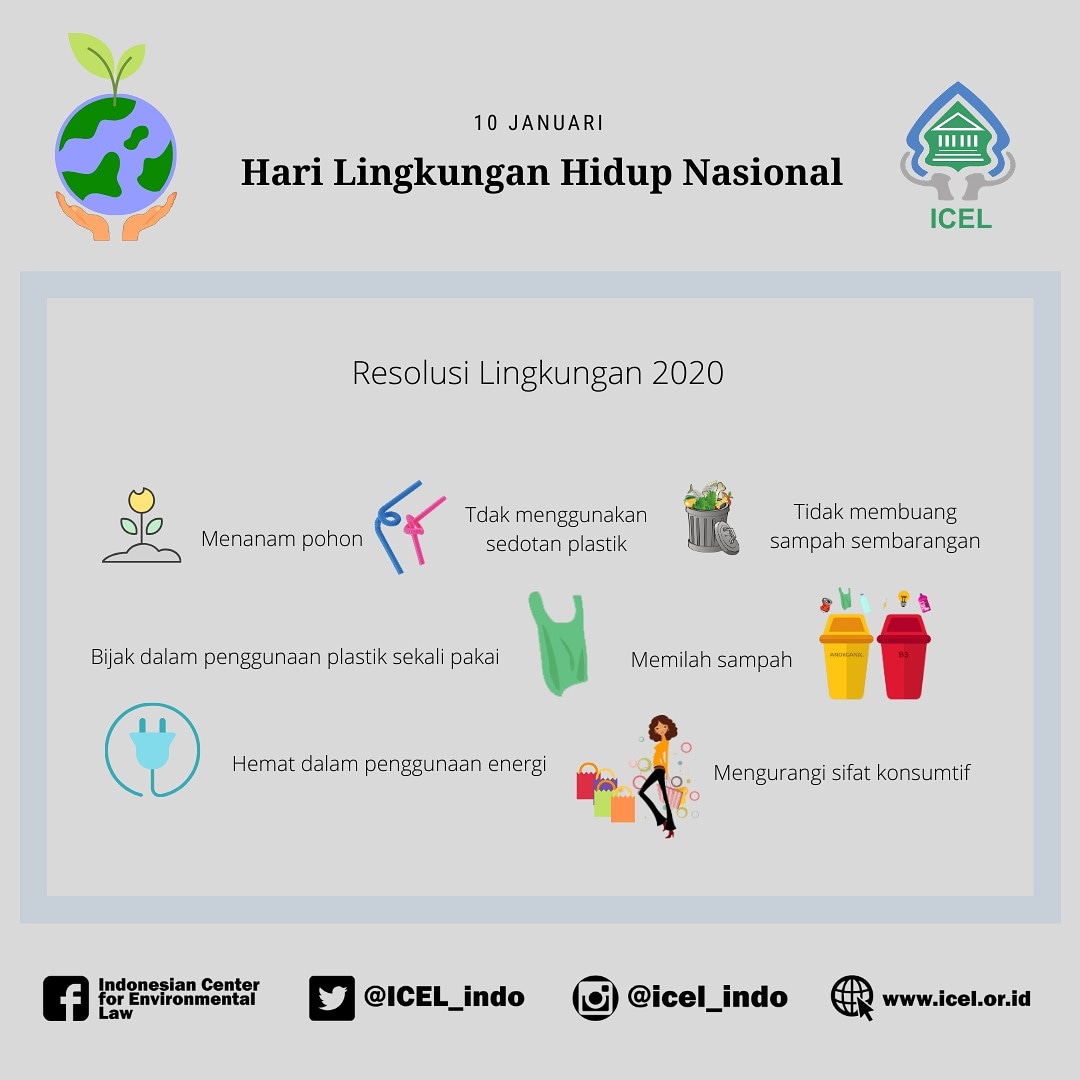 ICEL_indo's tweet image. Hi Sobat Ecojustice, kamu udah punya resolusi lingkungan untuk tahun 2020 belum? Kalo belum punya atau mau nambah resolusi, ikut tantangan ICEL yuk.

Silahkan centang resolusi yang udah mimin susun, kamu juga bisa menambahkannya 😊

#ecojustice #resolutions2020
#challenge
