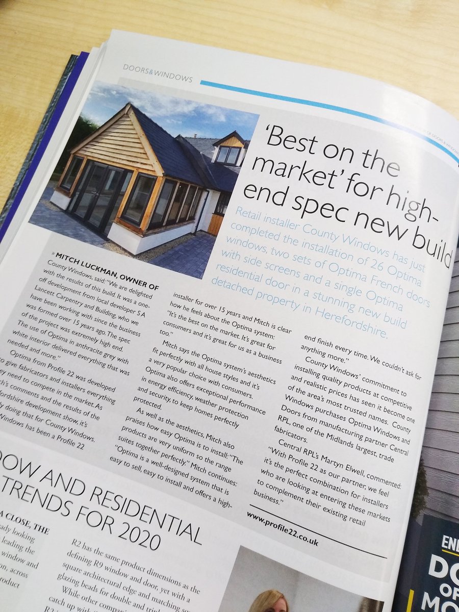 PROFILE_22's tweet image. Thank you @Clearviewmag for the coverage on @CountyWindow’s latest #installation! The end results look amazing, don’t they? 🤩

Read more on this #project, HERE: bit.ly/2D9VSaA