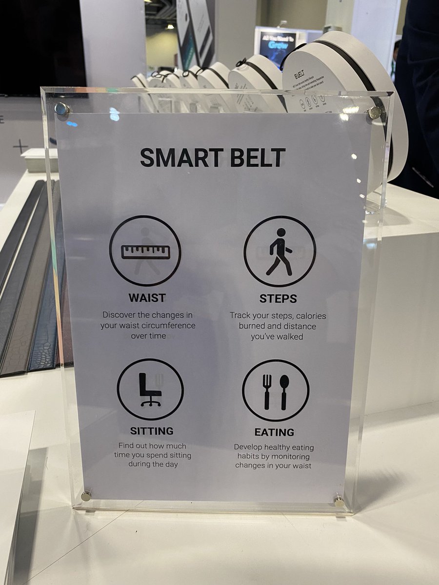 Дожили. Умный ремень бьет тревогу, если вы начинаете толстеть 🤷‍♂️

#CES2020