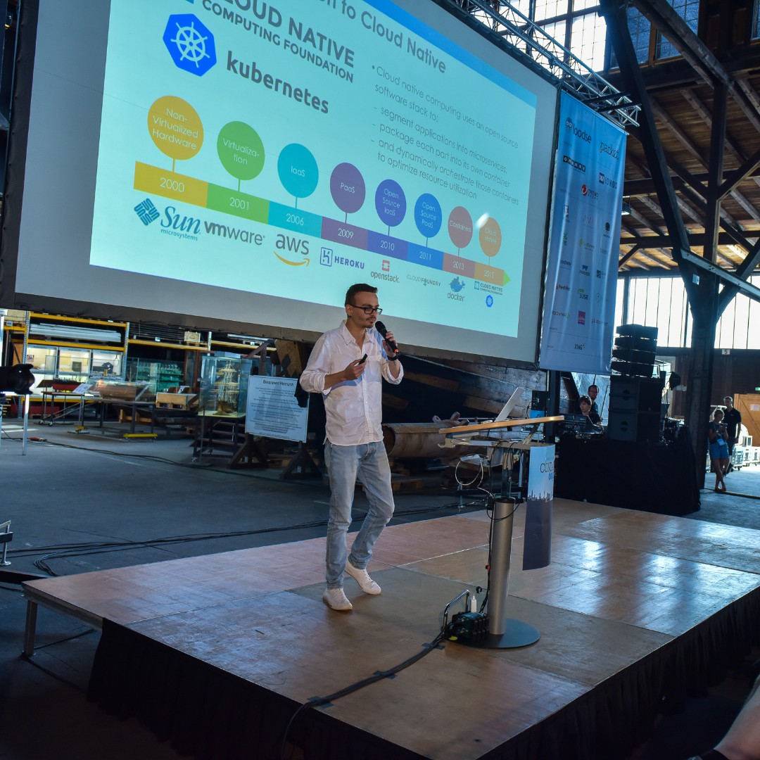 ConDaysEU's tweet image. Get ready for #CDS20 and save your ticket for only €299. You can expect high-level talks with the focus on #Microservices, #DistributedApps, #Kubernetes #CloudNative, #CICD and #DevOps. containerdays.io