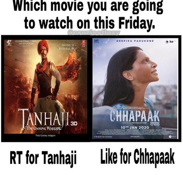 maasoom1999's tweet photo. What picture do you like
RT - Tahnhaji
Like - CHHAPAK 
#boycottchhapaak 

#shameonbollywood 

#boycottdeepikapadukone https://t.co/PKvFQyvKRX