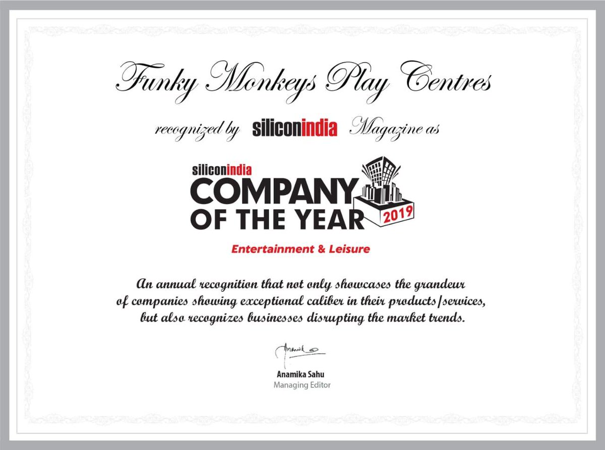 shivputcha's tweet image. Congratulations Binita Bodani Putcha and Sanjay Ghadiali!!! Kudos to you both for pioneering a new segment in India and for building @funkymonkeysBOM into the industry leader. lnkd.in/fBki3Vs #softplay #funkymonkeys