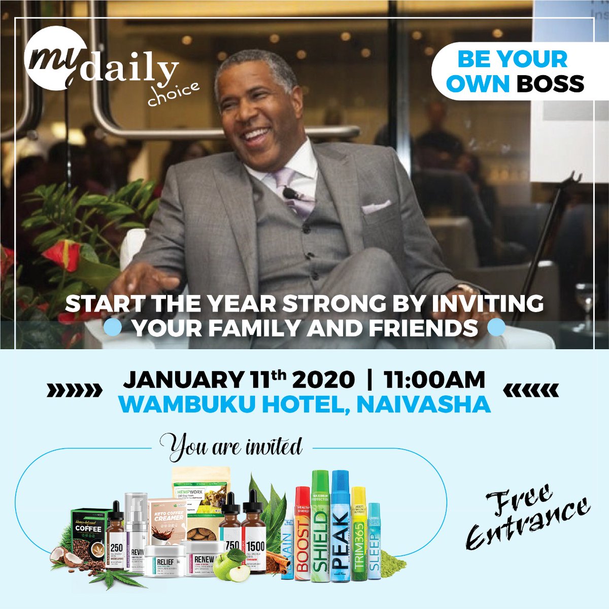 JessicaKyJohn's tweet photo. Have you heard of MyDailyChoice?. No? We are in Naivasha tomorrow 11th Jan at Wambuku hotel for business opportunity presentation. Join us https://t.co/cupIkIynPx