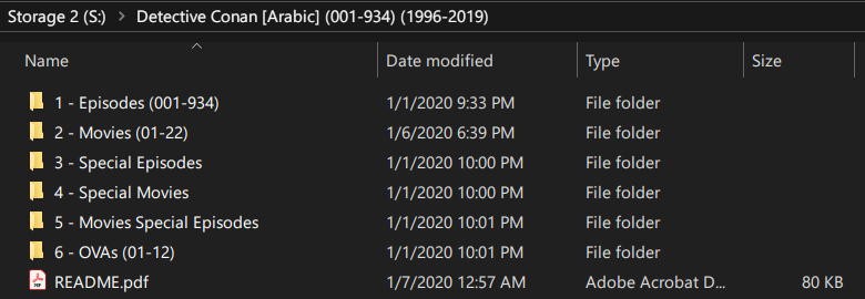 GarooSama's tweet photo. تورنت: تجميعة حلقات المتحري كونان مترجمة بالعربي (1996-2019) من الحلقة 1 إلى 934 والأفلام ال22 الأولى كلها بجودة 1080p

تجميعة اخترتها بعناية لأفضل الجودات والترجمات للإصدارات
الحجم: 350 جيجابايت

ريتويت وسيد!
https://t.co/oBOpppjf2S https://t.co/8rsiVOkjeO