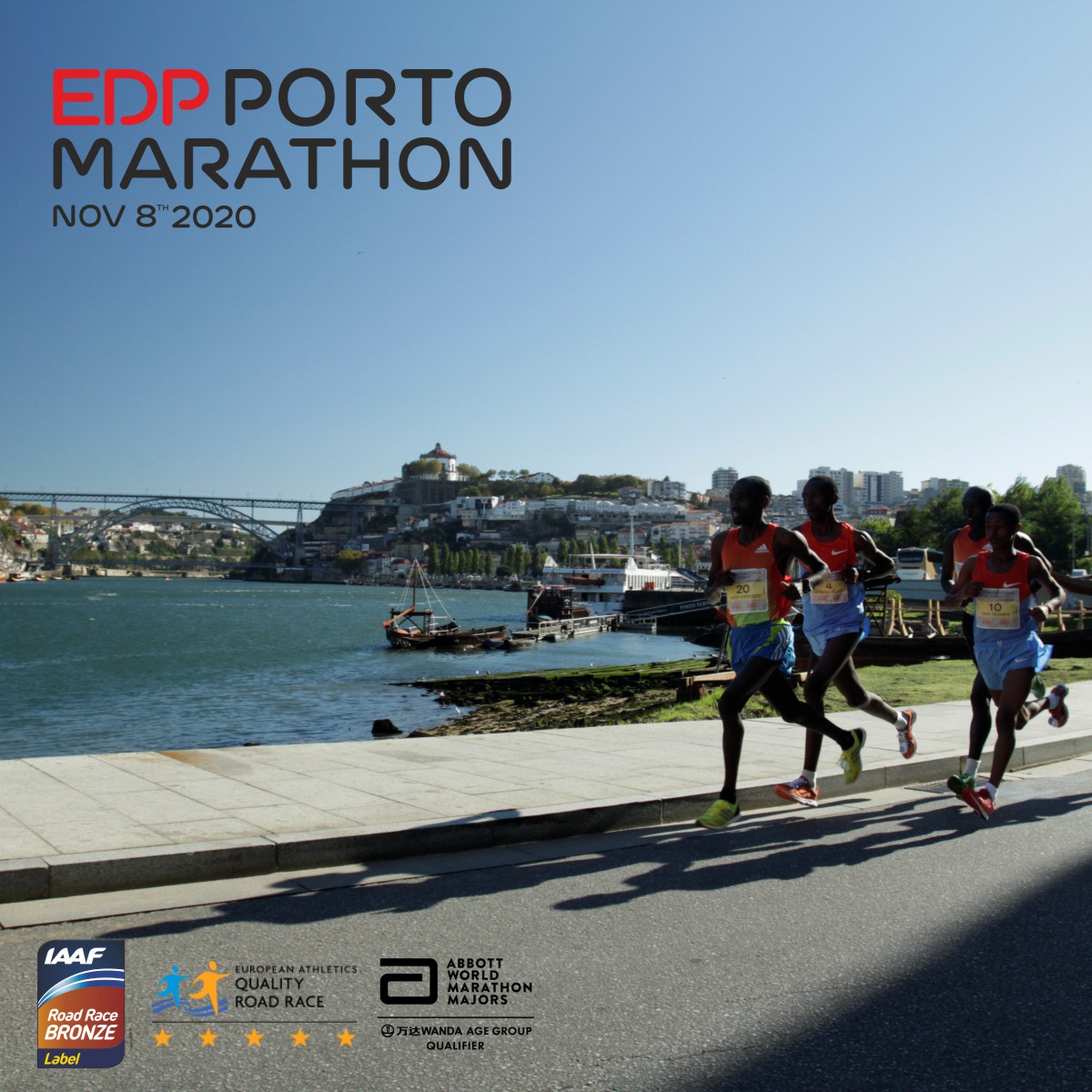 EDP Porto Marathon – 8th November 2020
Come and visit one of the most beautiful cities of the world, elected three times as the Best European Destination in 2012,2014 and 2017, and run the best marathon in Portugal!
maratonadoporto.com