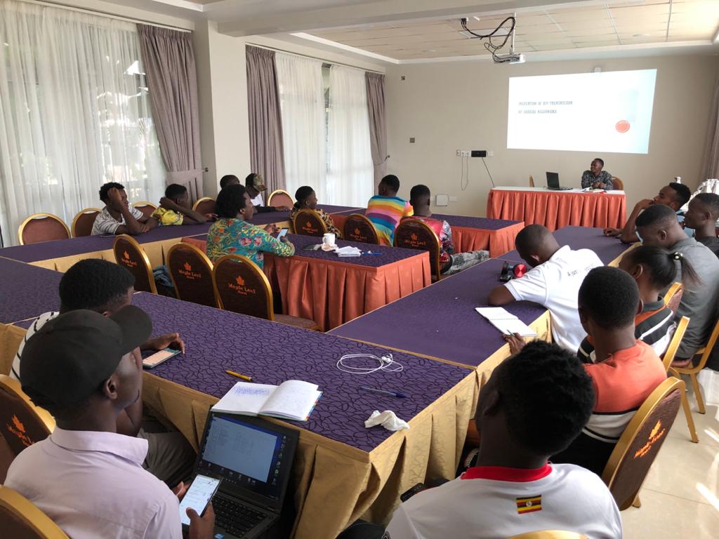 COPTEC5's tweet photo. Providing information on PreP and other HIV prevention services offered by COME OUT POST TEST CLUB (COPTEC) a senstization meeting aimed to bring collective Transwoman from Masaka,Lwengo Lyantonde and Kyotela to enhance their understanding on different HIV prevention models. https://t.co/0VkHpODVcY
