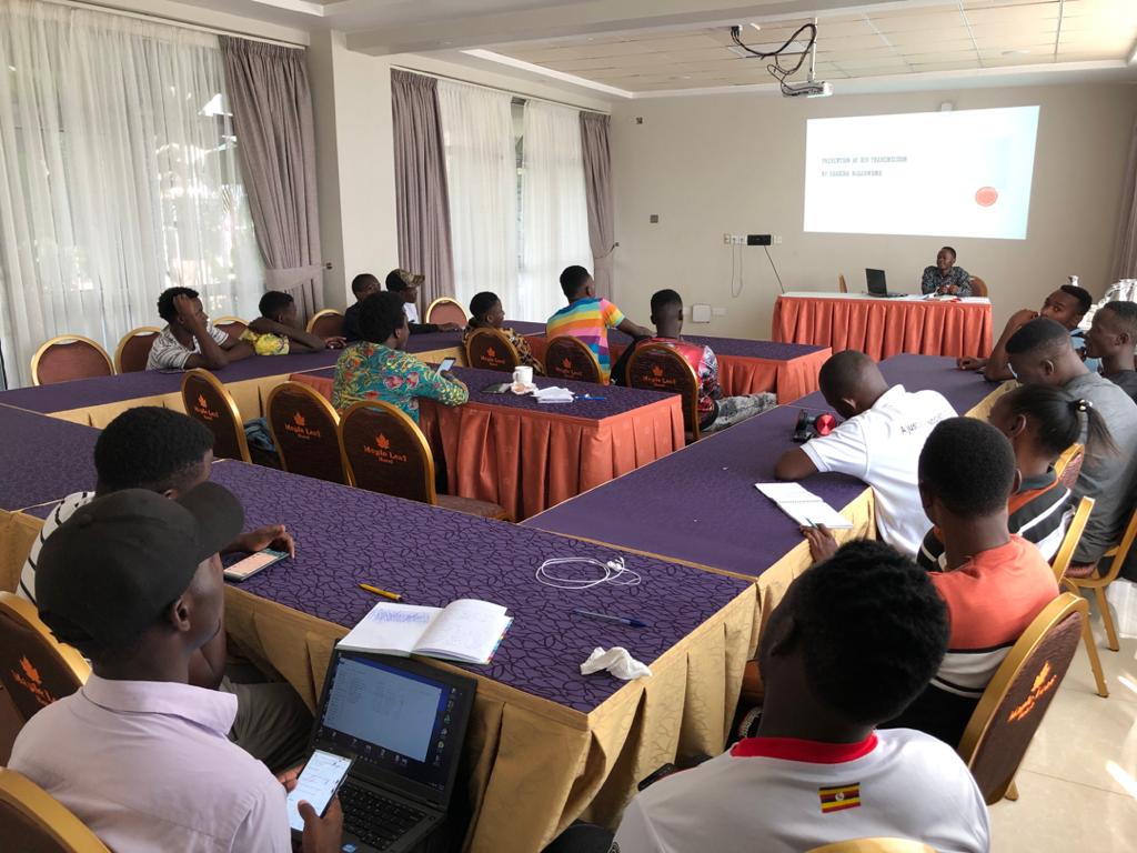 COPTEC5's tweet photo. Providing information on PreP and other HIV prevention services offered by COME OUT POST TEST CLUB (COPTEC) a senstization meeting aimed to bring collective Transwoman from Masaka,Lwengo Lyantonde and Kyotela to enhance their understanding on different HIV prevention models. https://t.co/wuCeIBNMvQ