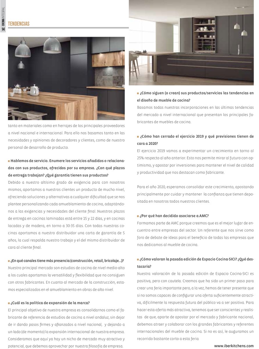 iberkitchens's tweet photo. Ya está disponible el nuevo número de Cocina Integral, en la cual se habla del mercado de cocina en España, apostando siempre por la #calidad e #innovación#IBK #mueblesdecocinas #kitchen #diseño #cocinaintegral  Se puede leer el reportaje aquí: 
https://t.co/R9H6MMoZ5p https://t.co/CGU8LLfzyG