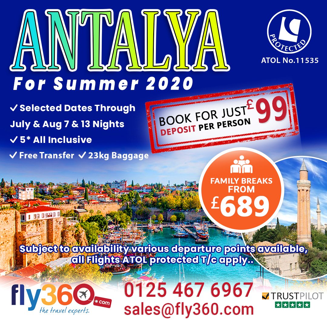 fly360uk's tweet photo. Enjoy the spectacular vision of turquoise waters and study the remnants of the past at the Turkish resort city of Antalya.
Book Now!!! 

#Antalya #turkey #FridayFeeling #friyay #history #perfectvacationplace #bookforsummer #uktoturkey #islam #islamictourism
#GetLostInGreatStories https://t.co/HgVW2Qo0TJ