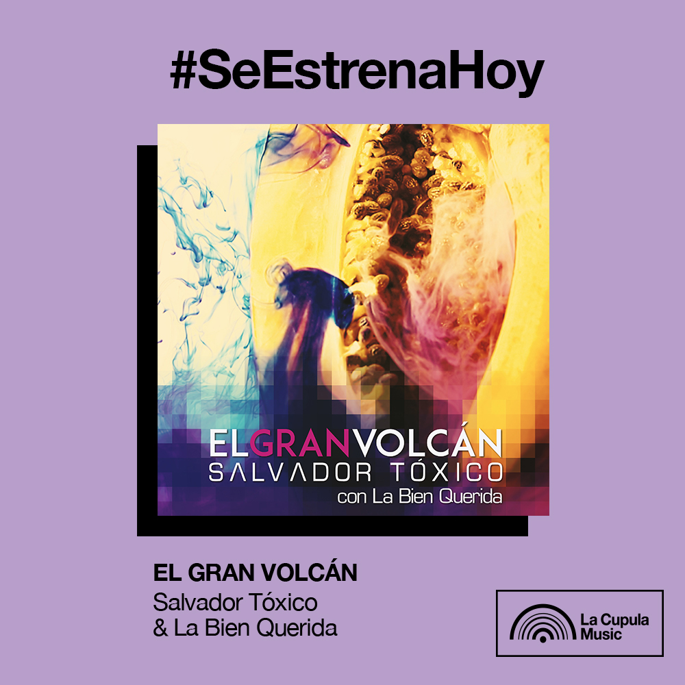 lacupulamusic's tweet photo. #SeEstrenaHoy🎊

🎧 Single del nuevo disco de @salvadortoxico  “El Gran Volcán” junto a @LaBienQuerida

#NovedadesViernes #Streaming #Spotify https://t.co/kldB2COb7Y