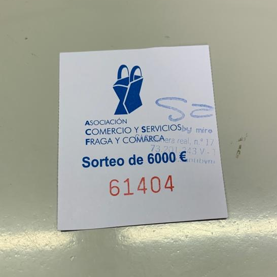 comerciofraga's tweet photo. ¡Ya tenemos los 3 ganadores del Sorteo de 3 premios de 2000€! 🙌😄🙌😃🙌
🍀 14.411, sellado en Quibus Brico.
🍀 61.404, sellado en Santi by Miro Joyeros
🍀 101.371, sellado en Horno Artesano J.Chiné Casas.
#asociacioncomercioservicios #sorteo6000euros #3premios #2000euros https://t.co/saQCwORiEI