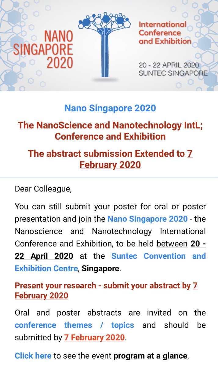 theAliceRoberts's tweet image. This morning’s #predatoryconference invitation! Never done any nanoscience, but hey.