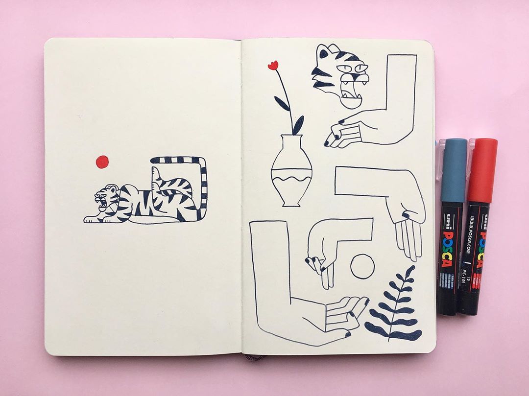 poscauk's tweet image. POSCA are great for getting your ideas onto paper. @miles_tewson has a beautiful fine-line illustration style. Do you use POSCA to draw?

 #POSCA #PenArt #Doodles #PaintPen #POSCAart #POSCApens