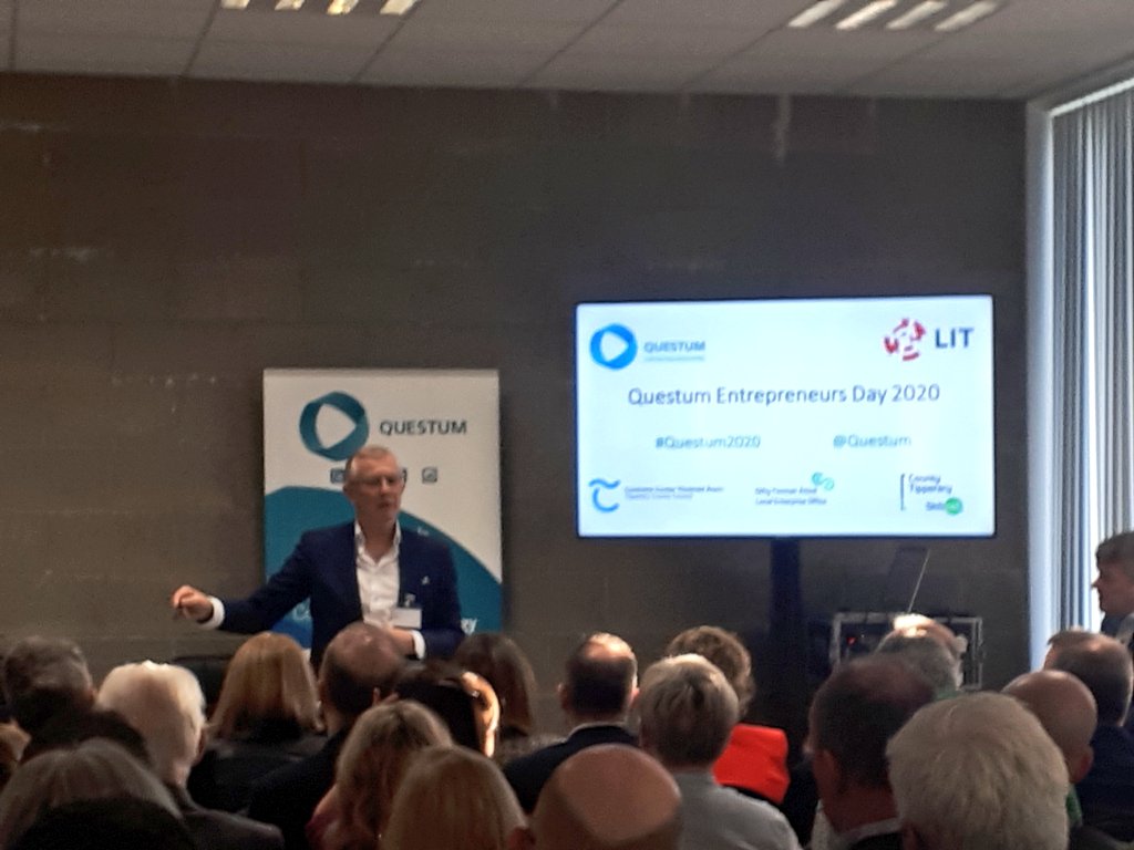 tipp_leo's tweet photo. #Questum Entrepreneur's Day 2020 great turnout this morning, opened by Pat McGrath Chairperson @LEOTipperary @TipperaryCoCo @CoTippSkillnet @CTChamber #makingithappen @EirGen https://t.co/HzGdwQXFna