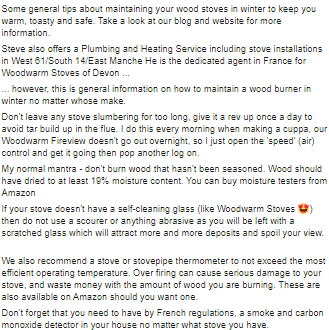 Some tips for winter 

woodwarm-stoves-france.blogspot.com