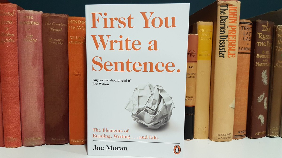 cbcreative's tweet photo. Congrats @JDThirkettle! Thanks for sharing James Baldwin's #writingtips on the importance of endurance. You’ve won a copy of Joe Moran's #FirstYouWriteaSentence. DM us with your address and we will get your book in the post. #amreading #amwriting https://t.co/ZXbXaDbpKA
