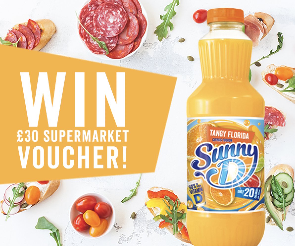 🛒Follow, Retweet &amp; Reply for the chance to Win a £30 Supermarket Voucher 🛒

Treat yourself to Sunny D and snacks or whatever takes your fancy and have a cosy January night in! Ends 1pm 16/01, UK Only, T&amp;Cs in bio Apply #FreebieFriday
