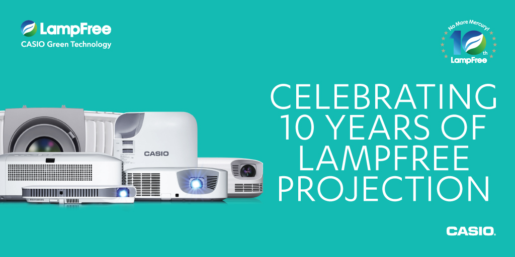 This year is the 10th anniversary of our unique laser &amp; LED technology, paving the way for a greener and more sustainable #ProAV industry  hubs.ly/H0mwrtL0