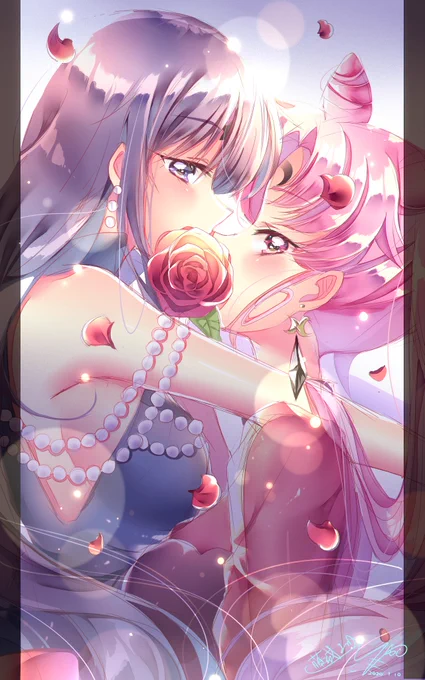 ずっと描いてみたかったお姉様セット(*'ω`*)❤?
#セラムンイラスト部 