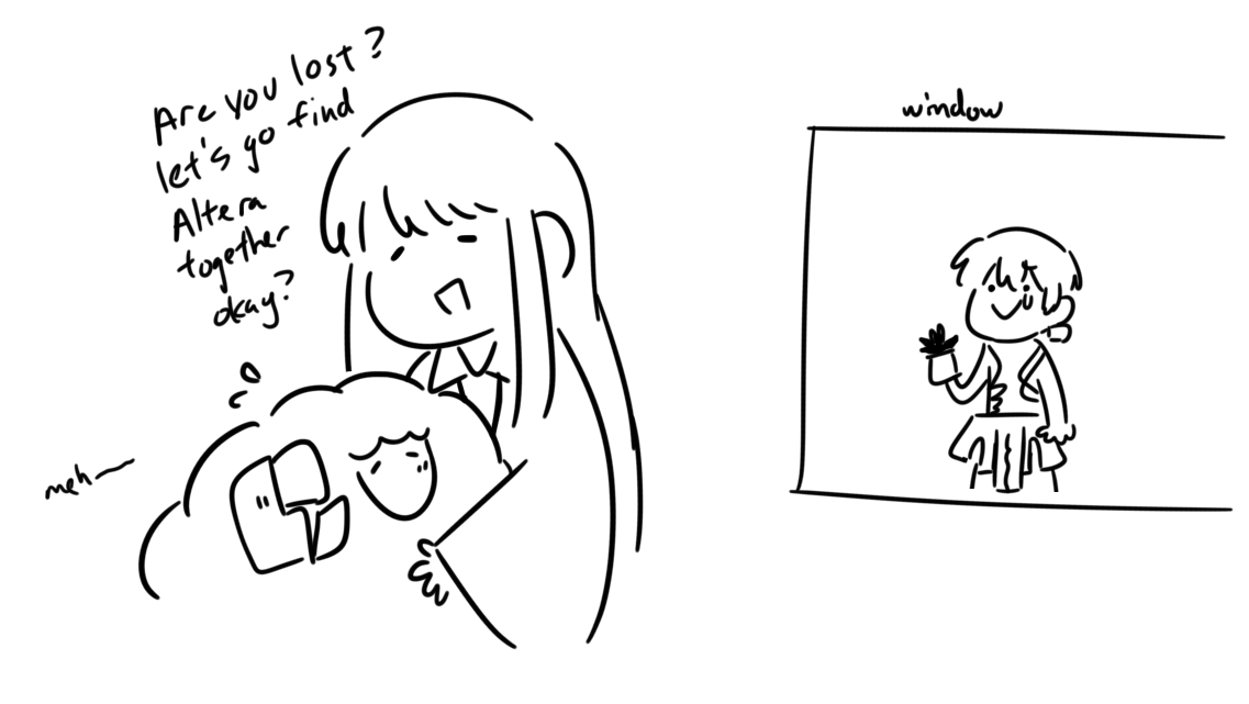 @mochichan yeah I just imagine this is what actually happened in Chaldea outside the battle