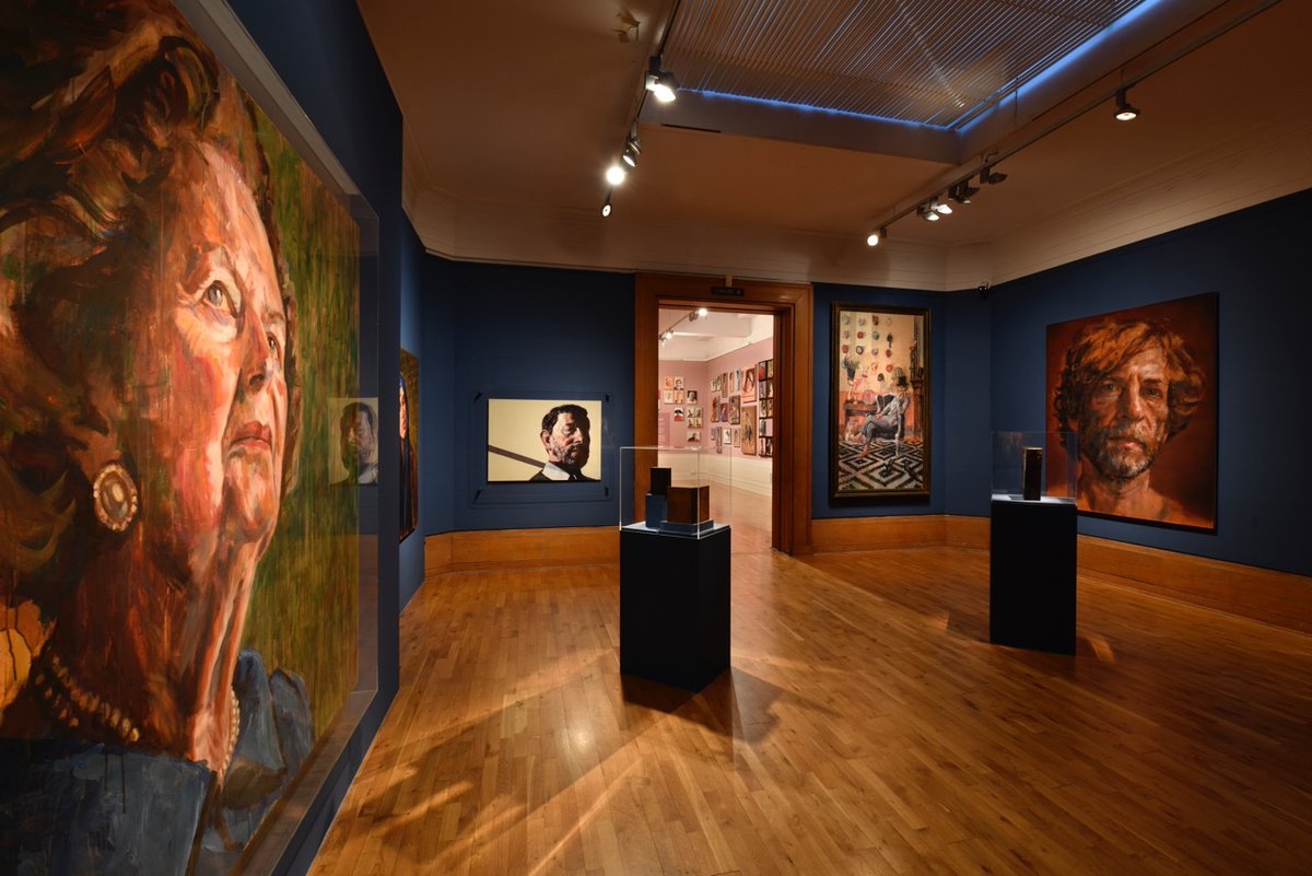 Lorna_May_'s tweet photo. My retrospective exhibition #GAZE featuring portraits of #BeautifulBoys #PrimeMinisters #Actors #HolyMen and #Storytellers continues at #GravesGallery @MuseumSheffield until Feb 15th. Free Entry. https://t.co/zbyH1P5jTx
