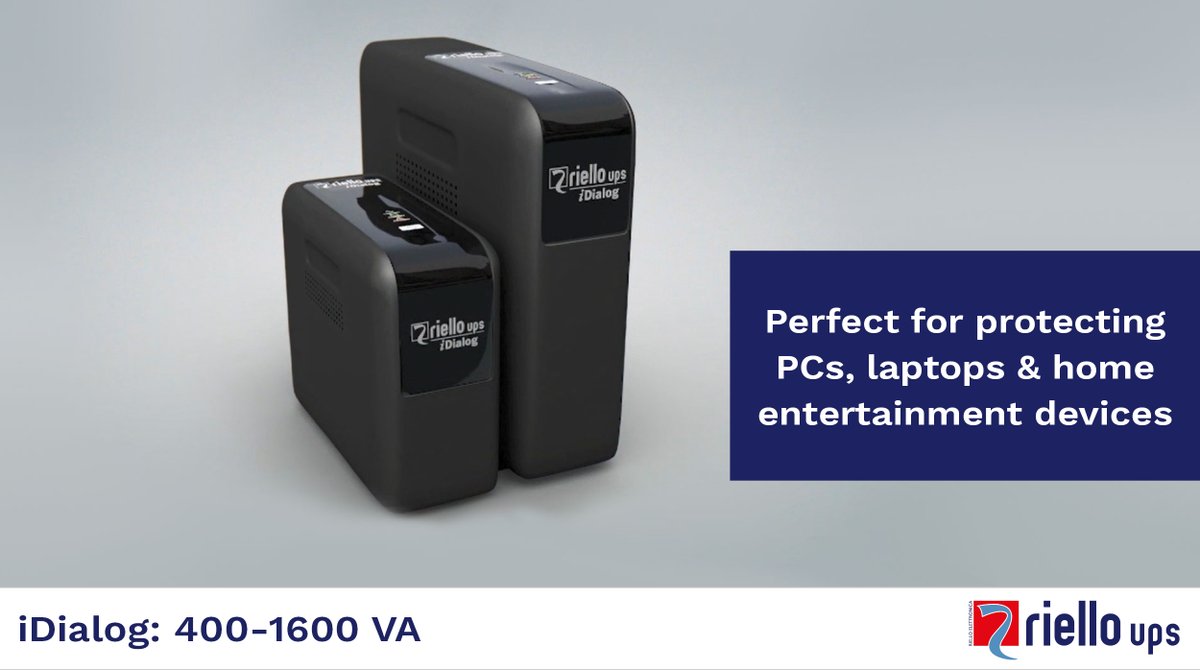rielloups's tweet photo. #idialog - the perfect UPS #powersupply for protecting PCs, #laptops & home entertainment #devices
🔌 Simple plug & play installation
🔇 Fan-free design & silent operation
🏠 Ideal for #homeoffice & domestic use
https://t.co/LlqcfQQQNE #WeAreRielloUPS #Second2None #hardwork https://t.co/vQdjai3jkX