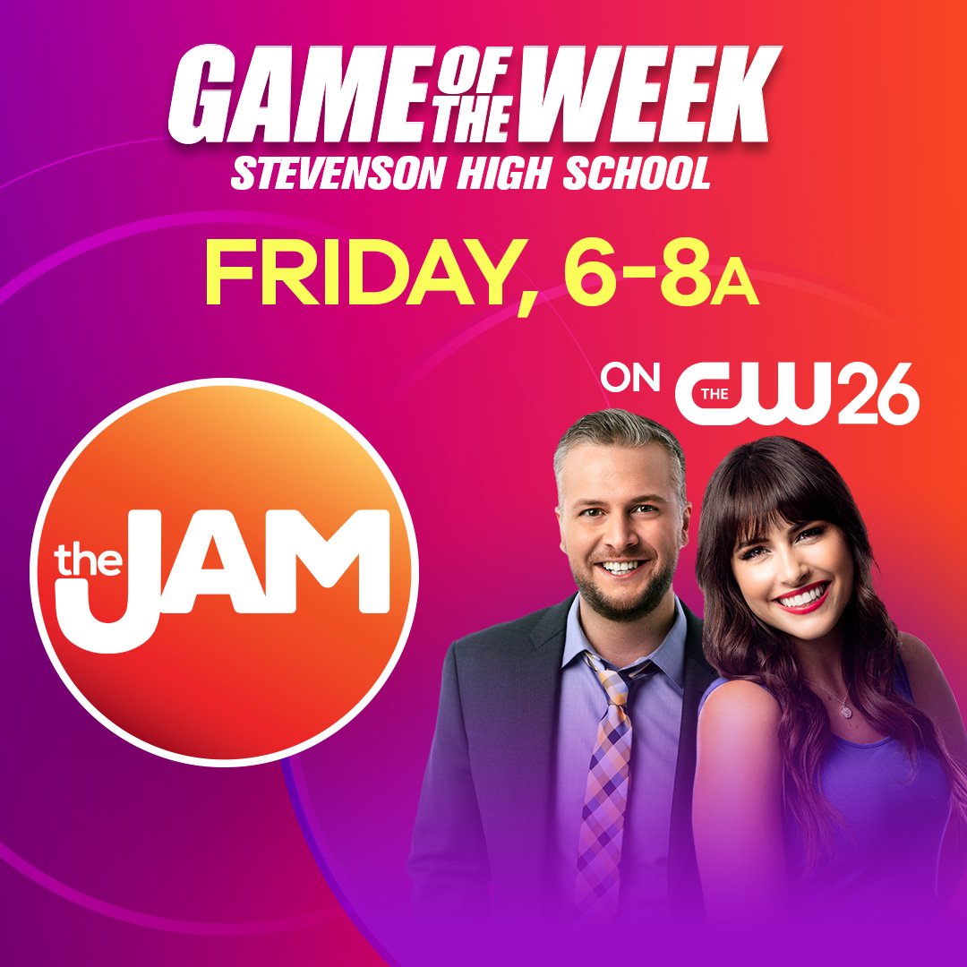 OnTheBlockChi's tweet photo. Stevenson, it's on! Tune in for the first #GOTW preview in 2020 on @cw26chicago this morning ๐ @JonHansenTV @carlyhenderson_ @stevensonhs #shareSHS #PatriotPride #goPats https://t.co/n19KkcMeew