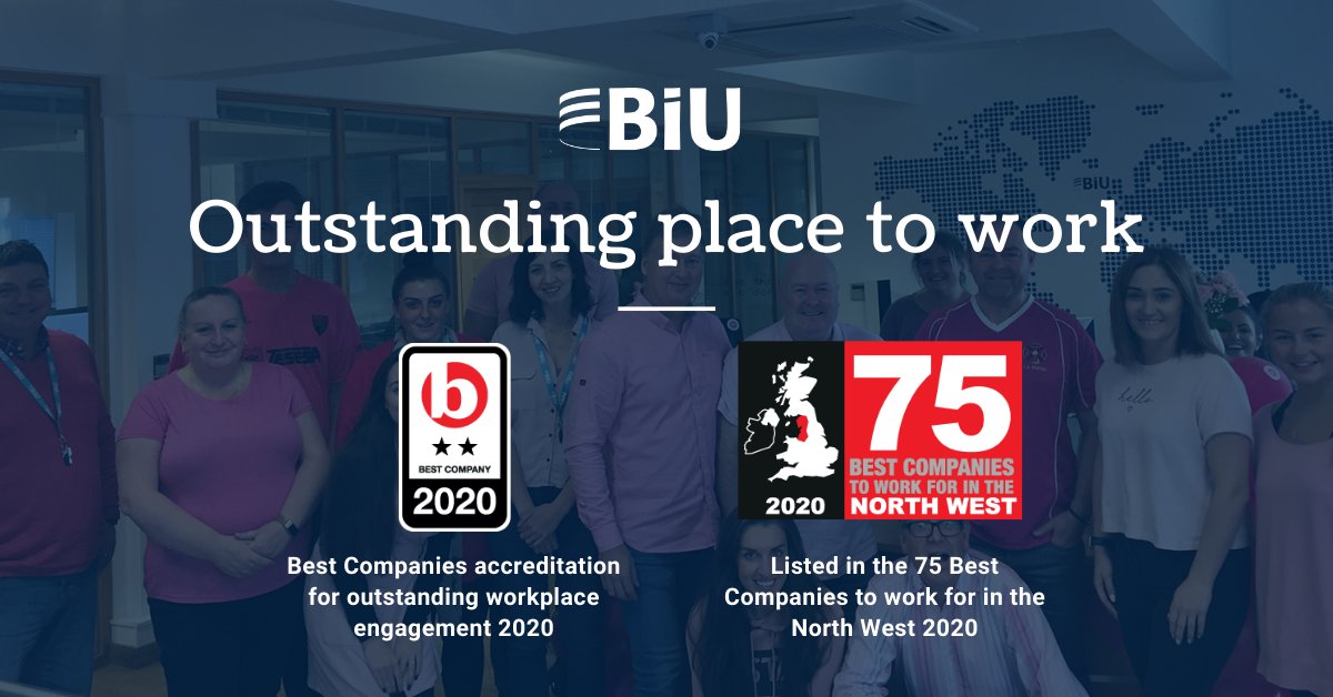 weareSEFirst's tweet photo. 🍾 We're delighted to share the news that we've been accredited as an outstanding place to work and one of the top places to work in the North West through Best Companies 2020 independent survey.
Find out more on our site https://t.co/K0KYEKfUTD
#OneBiU https://t.co/fV6WigGuA5