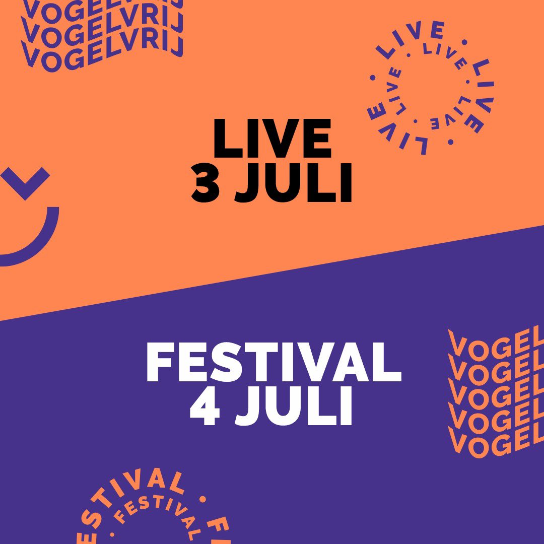 Morgen 12.00 start voorverkoop! #vogelvrij #festival #live #2020 #weekender #fortbijuithoorn #amstelhoek #herreszetten