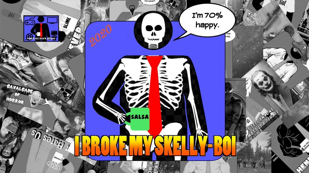 Hard At Work Episode #145: I Broke My Skelly-Boi buff.ly/2saeFkr via <a href="/ProjectEntNet/">Project Entertainment Network</a> <a href="/HardAtWorkShow/">Hard At Work Show</a>

On this week’s lunch break, the guys discuss a wide range of topics ranging from the human skeletal system to the difference between the words Seminole and Seminal