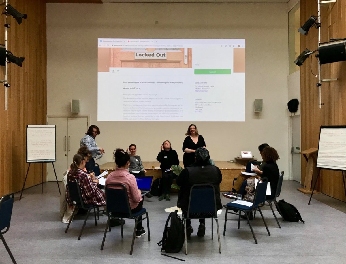 bureaulocal's tweet image. Reporting with people, not on them - @bureaulocal community organiser @rachelhamada on how story circles helped some those affected by homelessness to participate in our journalism #dyinghomeless #lockedout thebureauinvestigates.com/blog/2020-01-1…