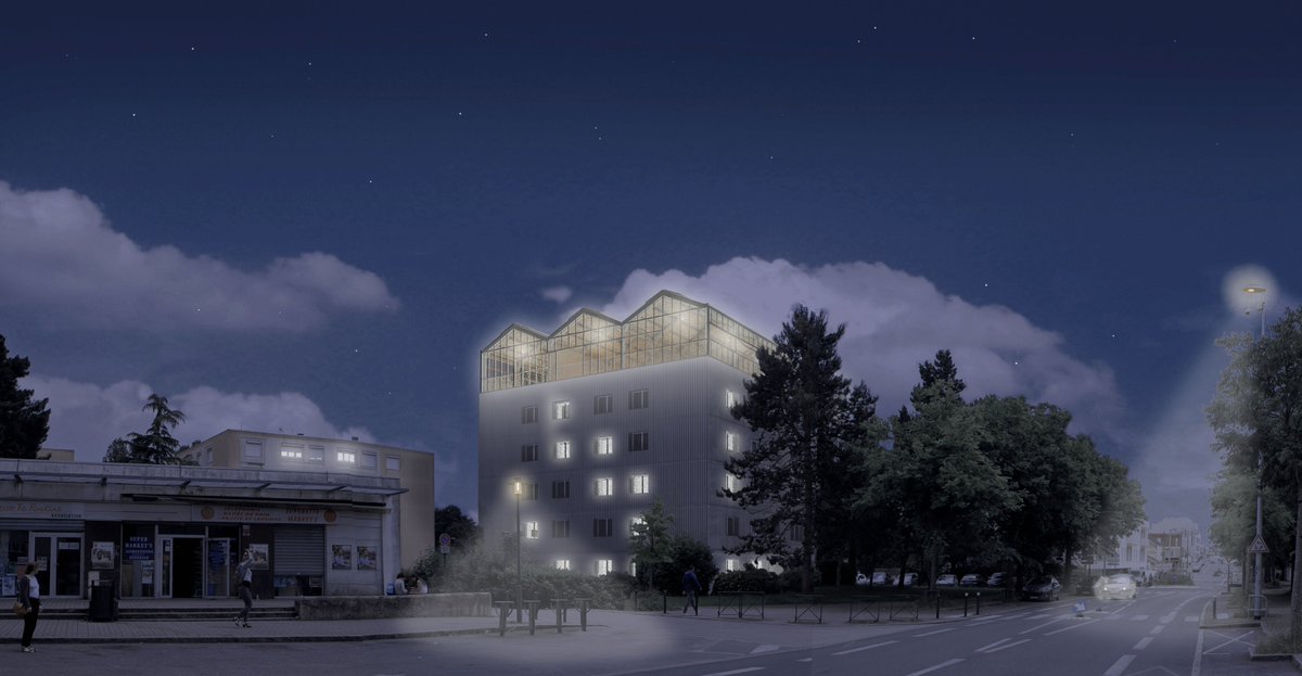 À #Nantes, une serre chauffante va s'installer sur les toits d'un immeuble social des années 70 ! Découvrez le projet Symbiose ⚡️
#agriculture #construction #immobilier #greenhouse
bit.ly/2T83LXg