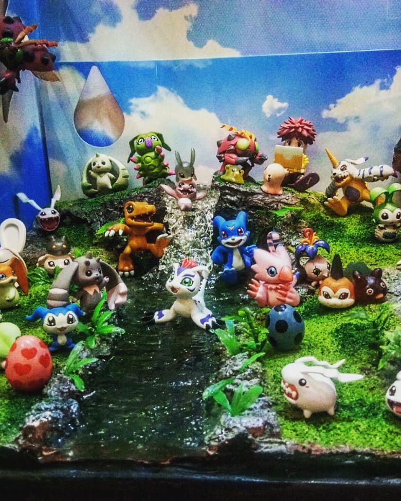 _furiren's tweet photo. new diorama 😊😊 #Digimon #DigimonAdventure #DigimonAdventureTri #Digicolle #Megahouse https://t.co/zz9joemXzM