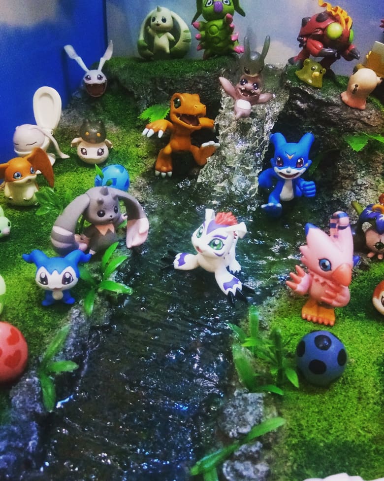 _furiren's tweet photo. new diorama 😊😊 #Digimon #DigimonAdventure #DigimonAdventureTri #Digicolle #Megahouse https://t.co/zz9joemXzM