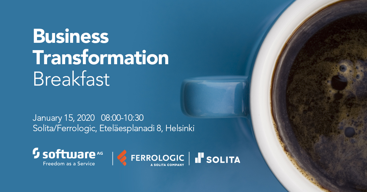 Don´t miss our Breakfast seminar with <a href="/ferrologic/">ferrologic</a> in Helsinki next week. Take the opportunity to learn more about process mining, meet experts and peers. Sign up here ow.ly/Fx6J50xQ1MT