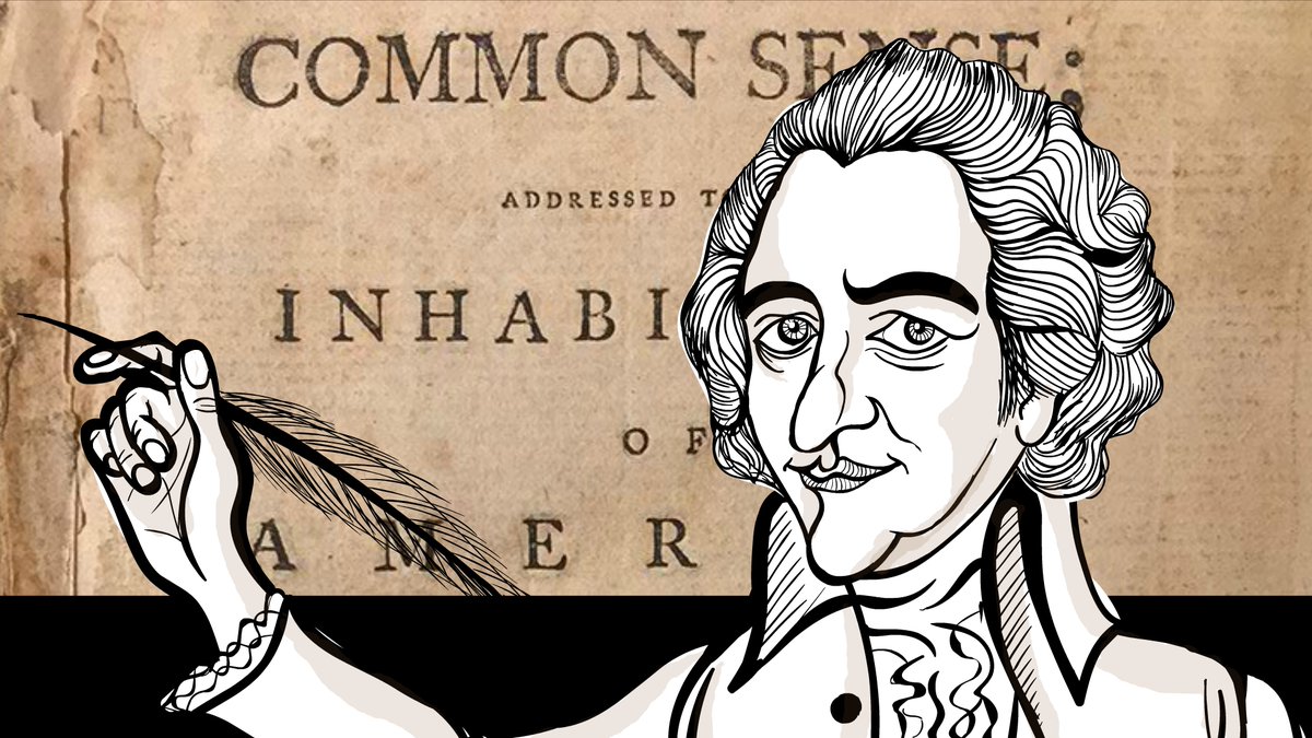 HistoryToons's tweet photo. @LexHistSoc @REV250BOS @TheITPS @historicalpa @thomaspaine2019 @TomPaineToday It's #CommonSense Day!

You can see a copy of the pamphlet live at @BeineckeLibrary: https://t.co/LiVja1QTna

Discover why #thomasPaine wrote it in the open courses of @Yale by Joanne Freeman @jbf1755: https://t.co/QadXSA8Zpt https://t.co/DuT5N5OLgS