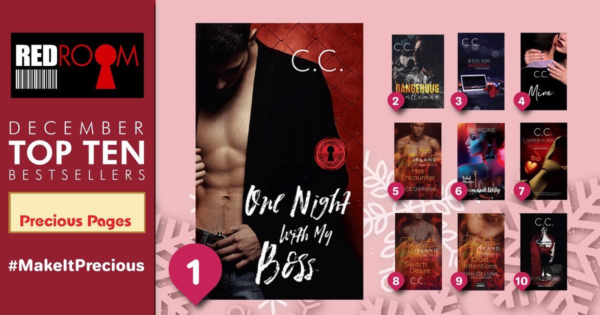 RedRoomBook's tweet photo. #Bestsellers for December 2019!
#MakeItPrecious https://t.co/ijKin0cAPN