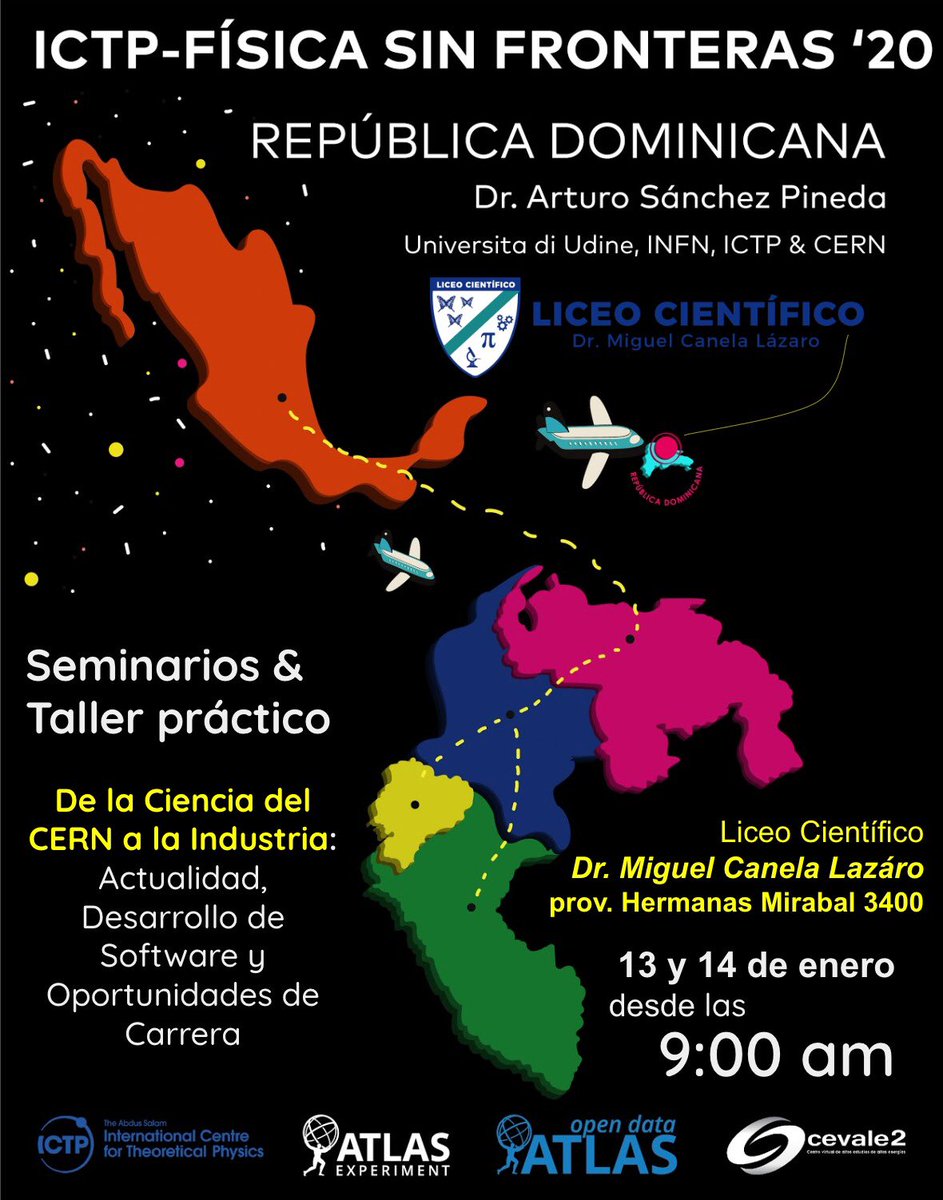 johannepRD's tweet photo. Muy felices por esta primera colaboración de @ictpPWF @CERN  con República Dominicana, en el @LiceoCientifico de la provincia Hermanas Mirabal 🇩🇴🇩🇴 Proud to be part of it! 🙌🏻 @MIREXRD @CabralPeggy @EducacionRDo @EDUCA_RD @MESCYTRD @sodofird @TScientifica #ScienceDiplomacy https://t.co/8mkr444NDT