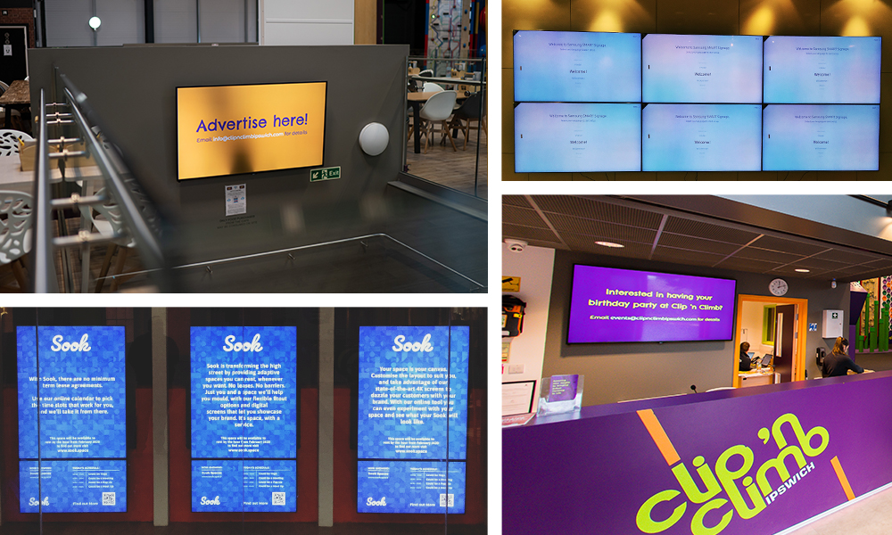 Showcase your #business with digital signage for an eye-catching display of your services and latest offers. Why not add an #interactive element to your #marketing strategy with the help of our Hughes Smart team using this versatile tech. 

Read more -&gt; hughes.co.uk/blog/boost-you…