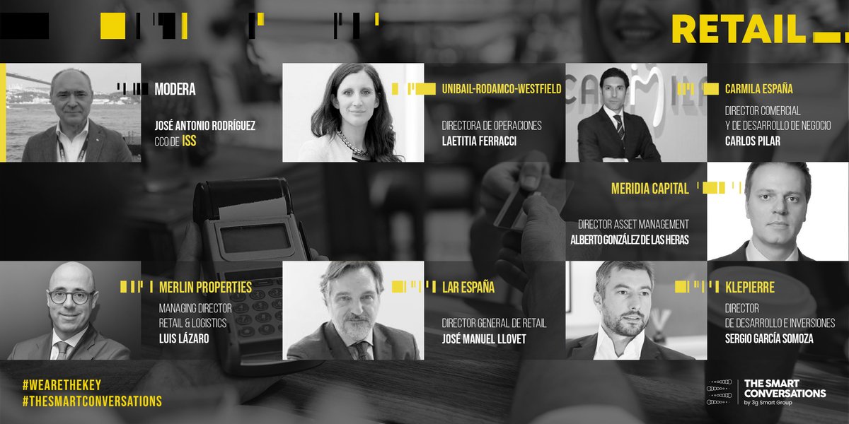 Este es el panel de #Retail en el que reunimos a grandes expertos del sector.

Descubre la agenda de la jornada ⬇️ ¡Anímate a venir!
bit.ly/2QFK5sf

#wearethekey #TheSmartConversations