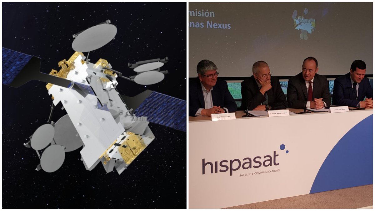 Thales_Alenia_S's tweet photo. .@Thales_Alenia_S to build Amazonas Nexus from @Hispasat, a more efficient and flexible #satellite to adapt to the evolution of the communications market https://t.co/0ls1rMAoZU #contract #telecommunications https://t.co/T5DBxUDki6