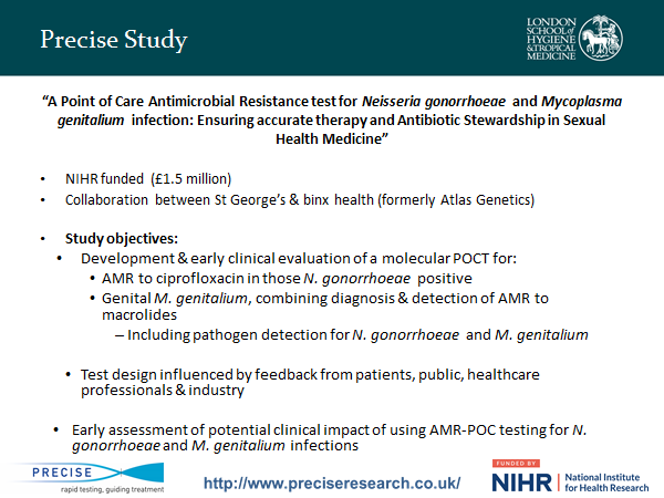 STIRIG_LSHTM's tweet photo. Summary of the Precise Study - 30 min NG POC AMR test has high sensitivity for cipro resistance markers in genital infections. Lower specificity for extragenital infection.
#STIAMR https://t.co/LIxRzUfnIE