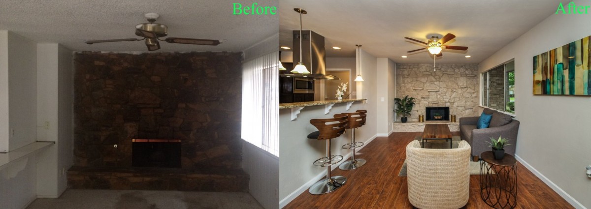 Happy Friday! If you think HGTV does the best before and afters, check out one of ours!